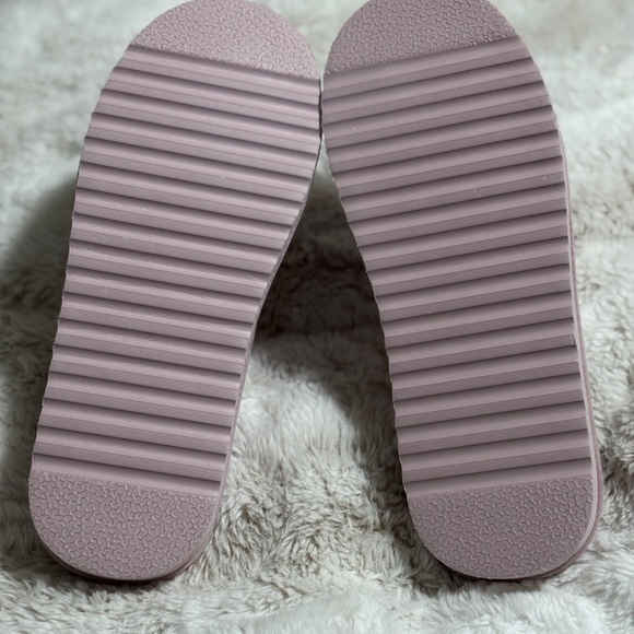 Born Mauve Suede Women's Slippers Genuine Leather Sz10 - Picture 3 of 3